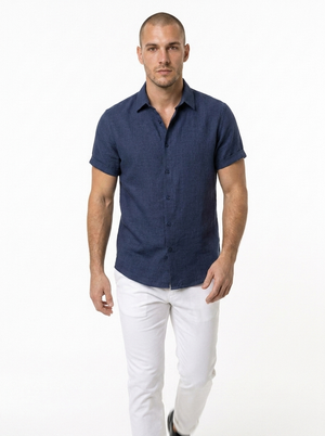 Camisa clásica de lino