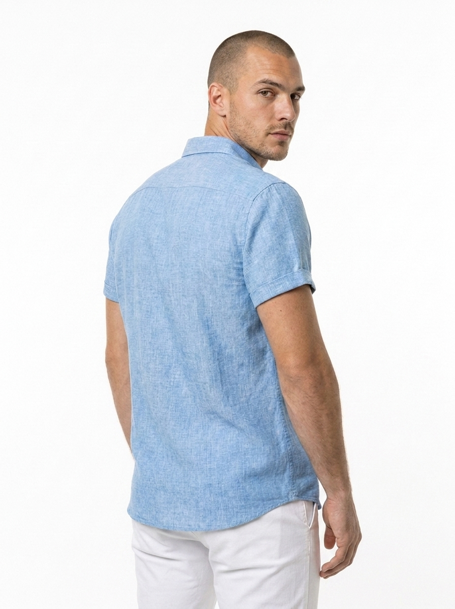 Camisa clásica de lino