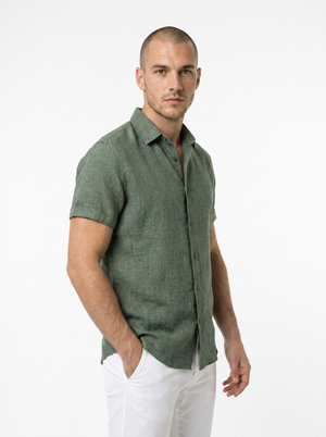 Camisa clásica de lino