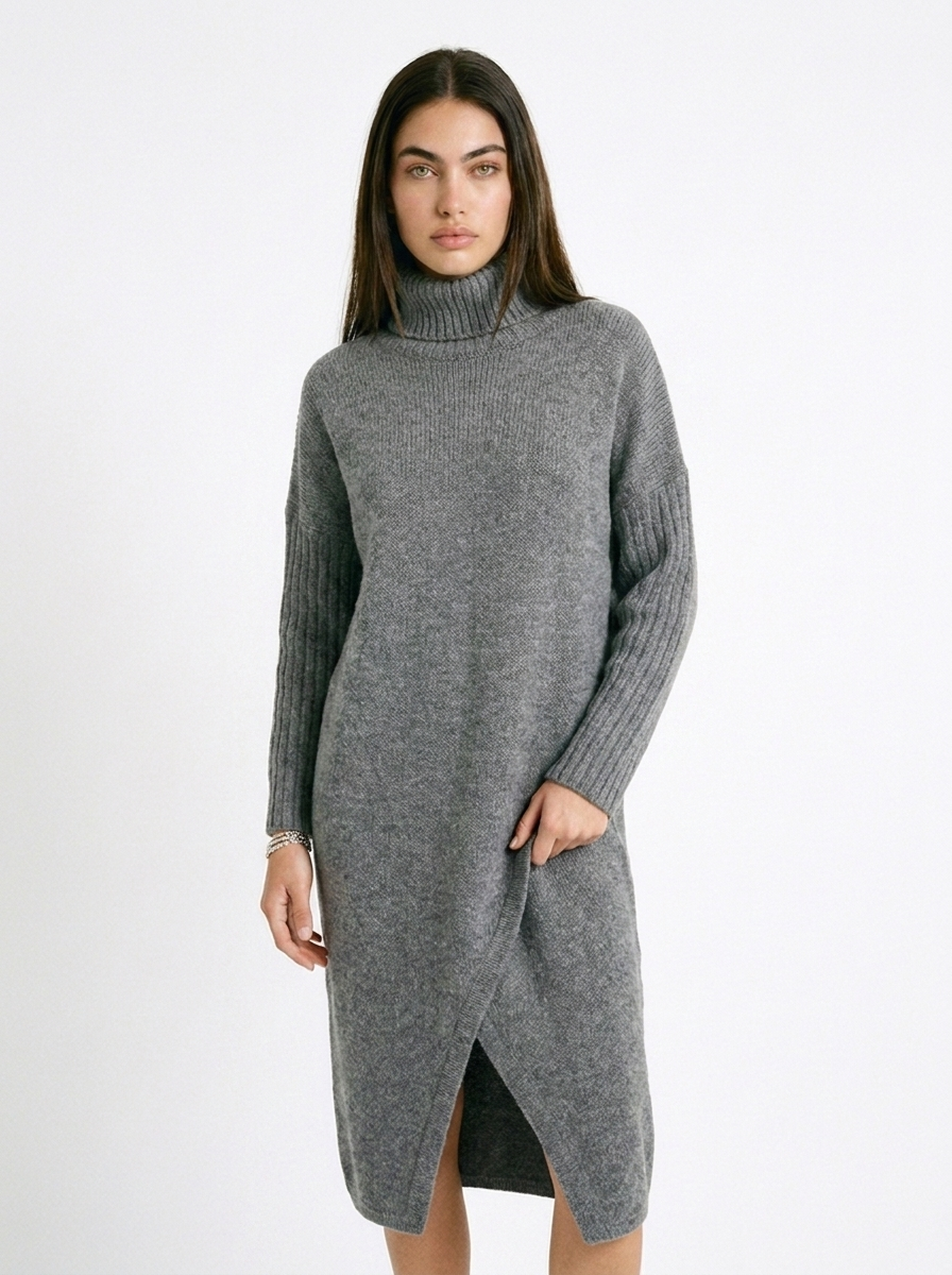Jersey de cuello alto y manga larga