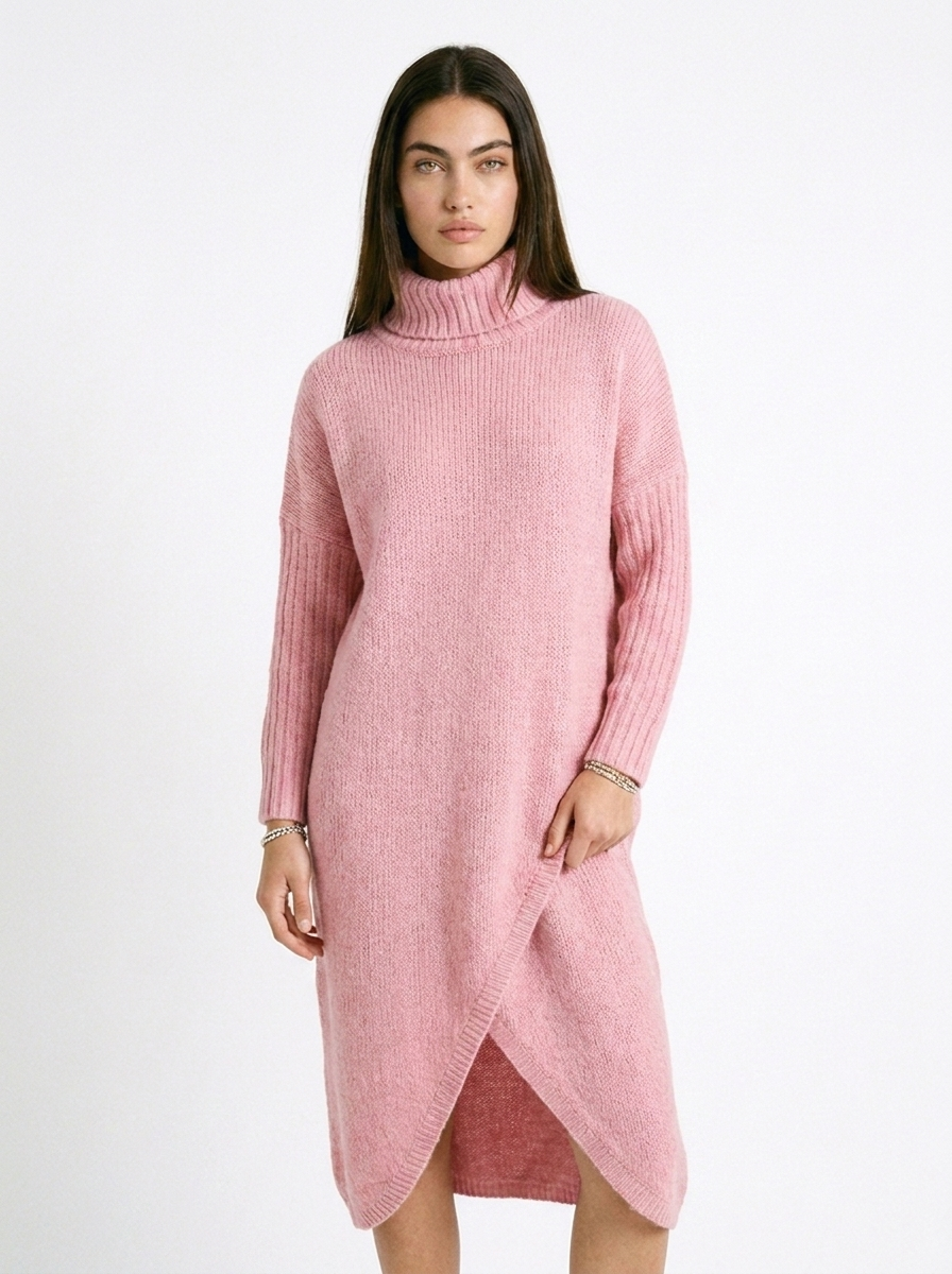Jersey de cuello alto y manga larga