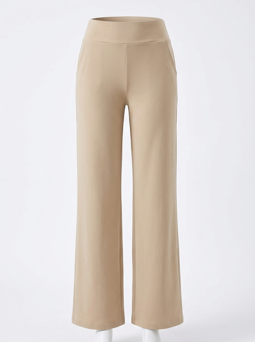 Pantalones elegantes de jersey suave