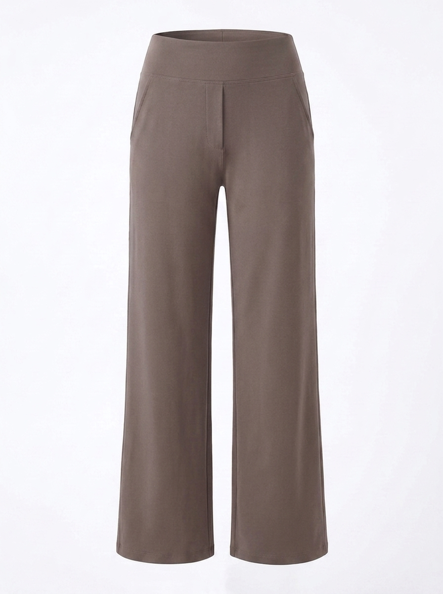 Pantalones elegantes de jersey suave